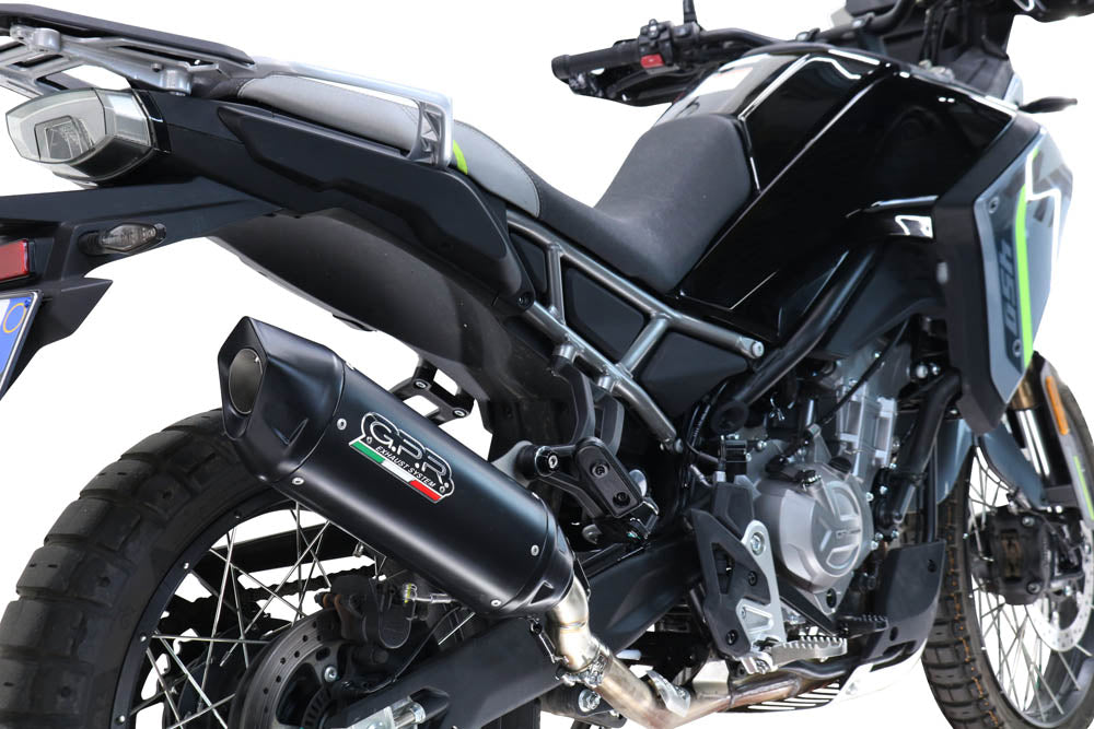 CF Moto 450 MT 2024-2026 Exhaust GPR Slip-on Furore-X Titanio Nero - photo 6