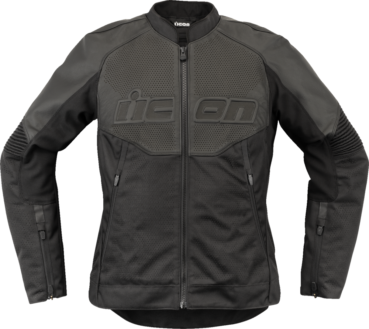 Chaqueta de cuero ICON Overlord3™ para mujer - Negra - Talla M 28131084