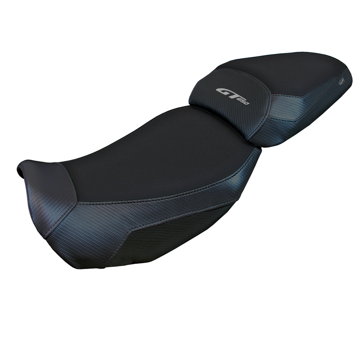 Funda de asiento Tappezzeria Italia TPZ para CF Moto 650GT 2021-2025 en negro