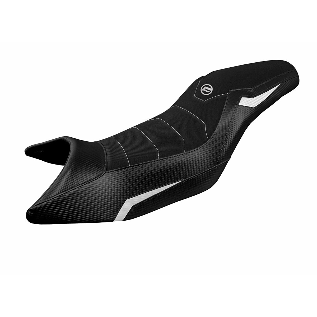 CF Moto 650MT 700MT 2019-2025 Seat Cover Tappezzeria Italia TPZ Comfort in White