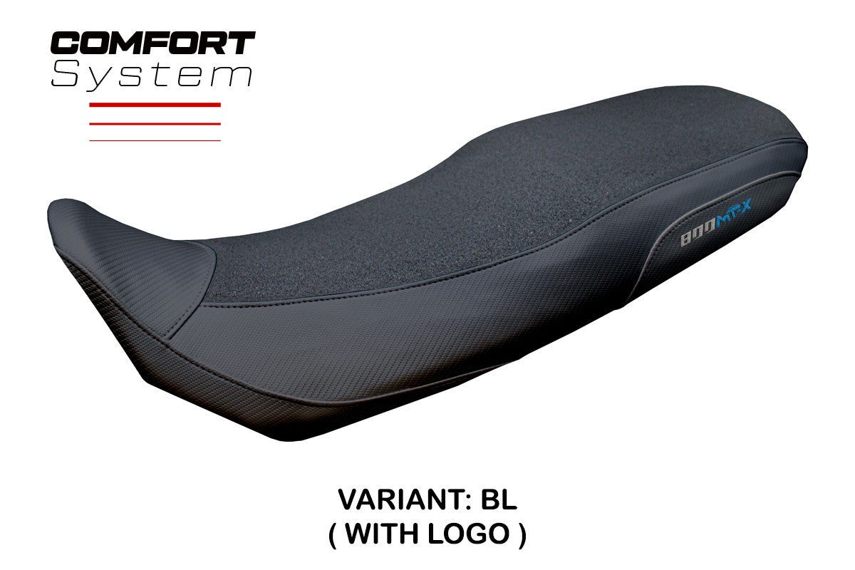 CF Moto 800 MT X 2025 Seat Cover Tappezzeria Italia TPZ Ultragrip Comfort Black