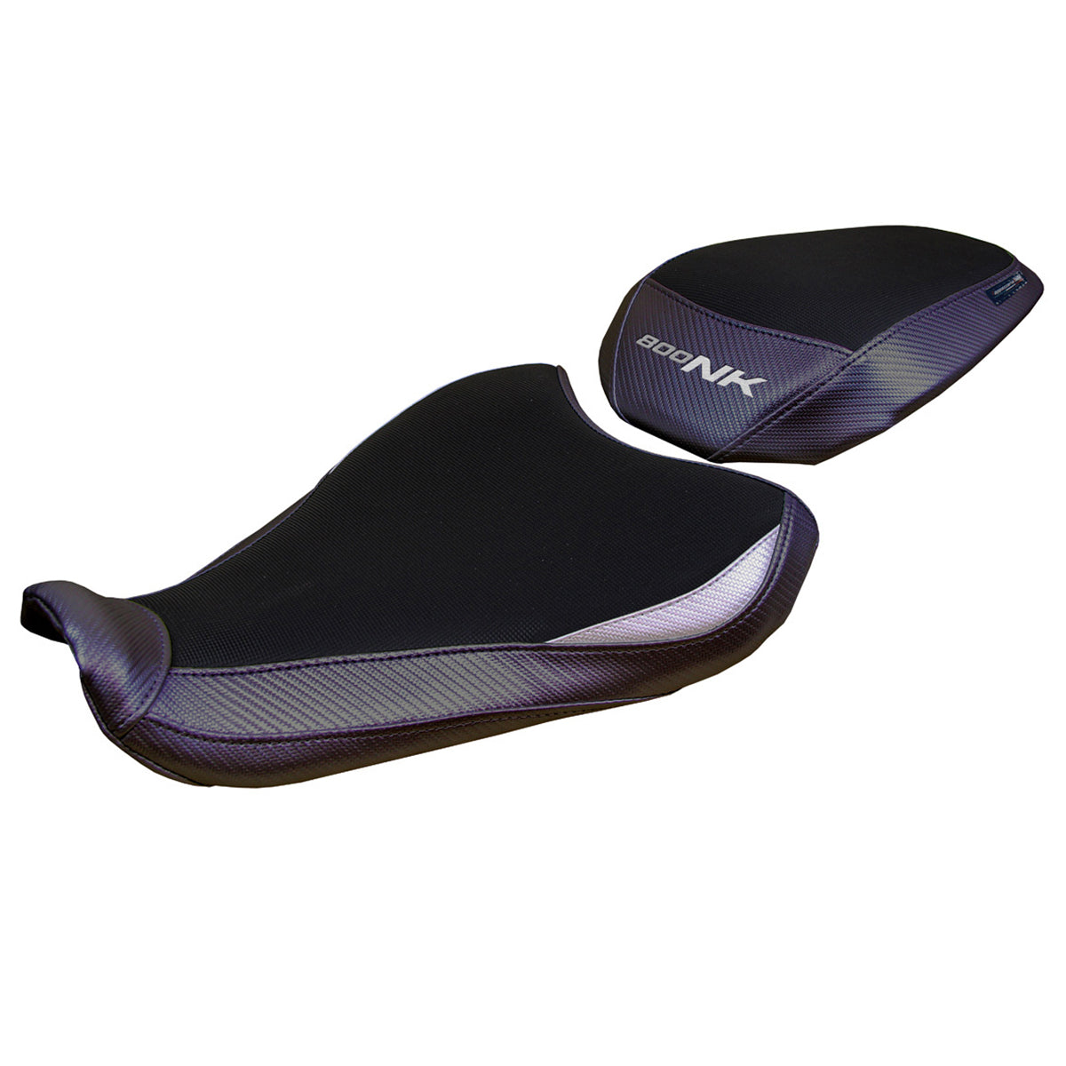 CF Moto 800NK 2023-2025 Seat Cover Tappezzeria Italia TPZ in Silver and Black