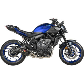 AKRAPOVIC Racing Line Exhaust System - Carbon Fiber - Yamaha MT-07 2025 S-Y7R2-AFC/1 1810-3229