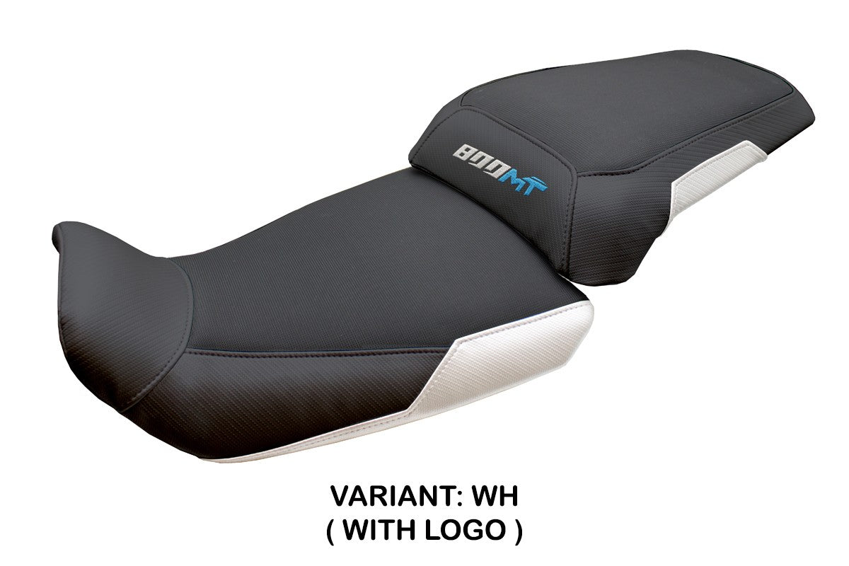 CF MOTO 800 MT 2022-2026 Seat Cover TPZ Italia White