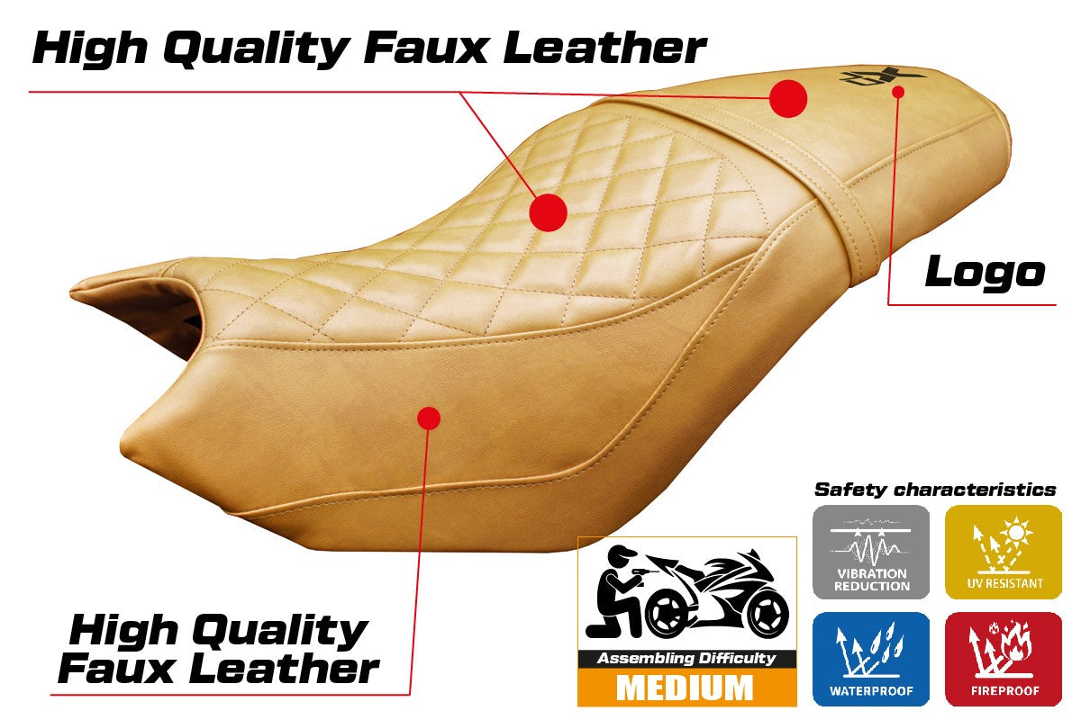 CF Moto 700 CL X 2021-2025 Seat Cover Tappezzeria Italia TPZ Camel