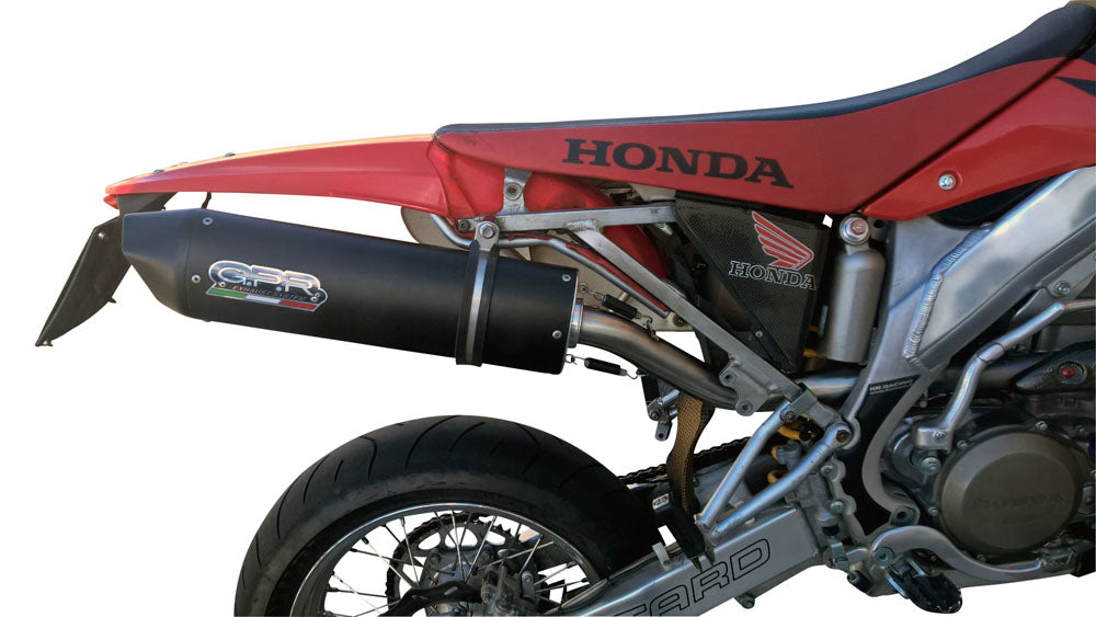 Honda CRF450R CRF450RX 2003 Exhaust GPR Slip-on Furore Nero
