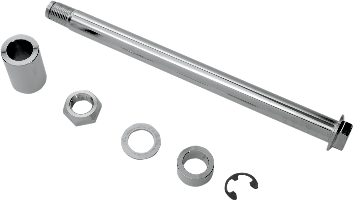 Kit de eje trasero DRAG SPECIALTIES - Cromado W16-0336