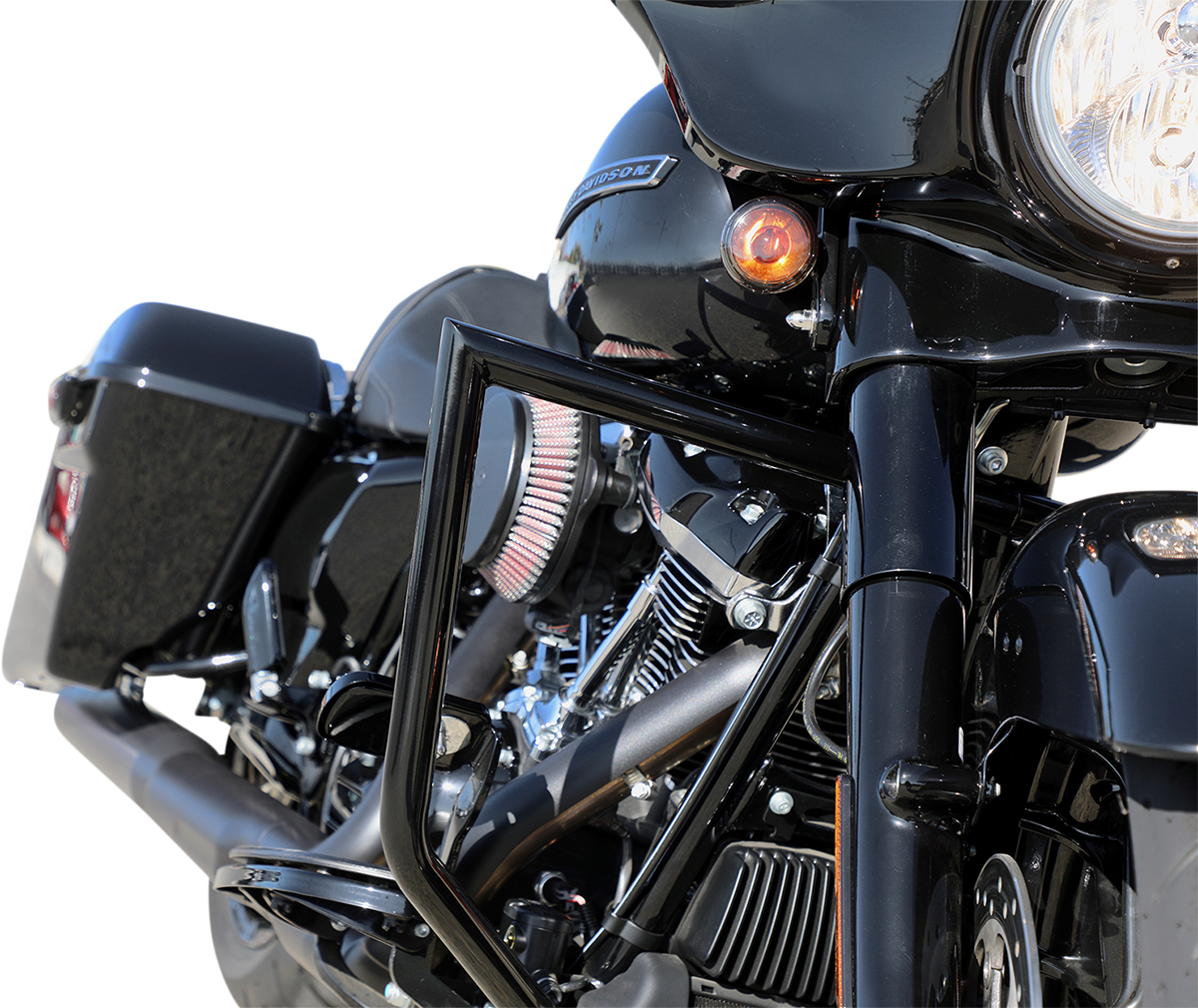 Protector de motor LA CHOPPERS - Negro - Twin Peaks LA-7100-00B