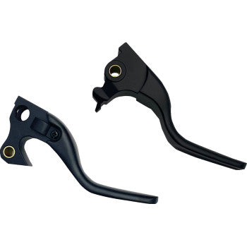 Juego de palancas DRAG SPECIALTIES - Cortas - Negras 0610-2315