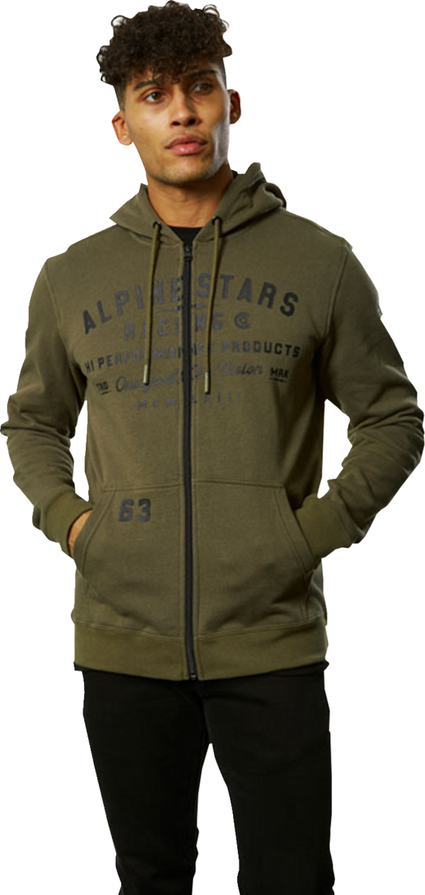 Sudadera con capucha ALPINESTARS Region - Militar - XL 123353400690XL
