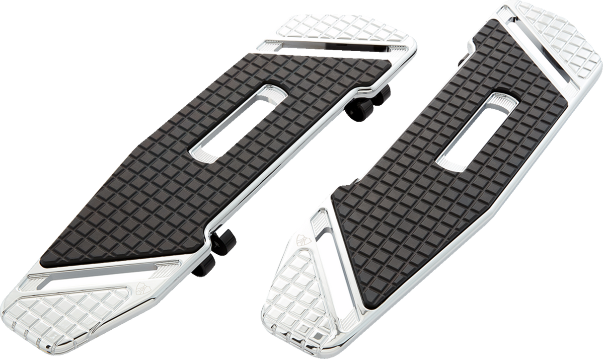 Tablas de piso SpeedLiner de ARLEN NESS - Conductor - Cromo 410-025