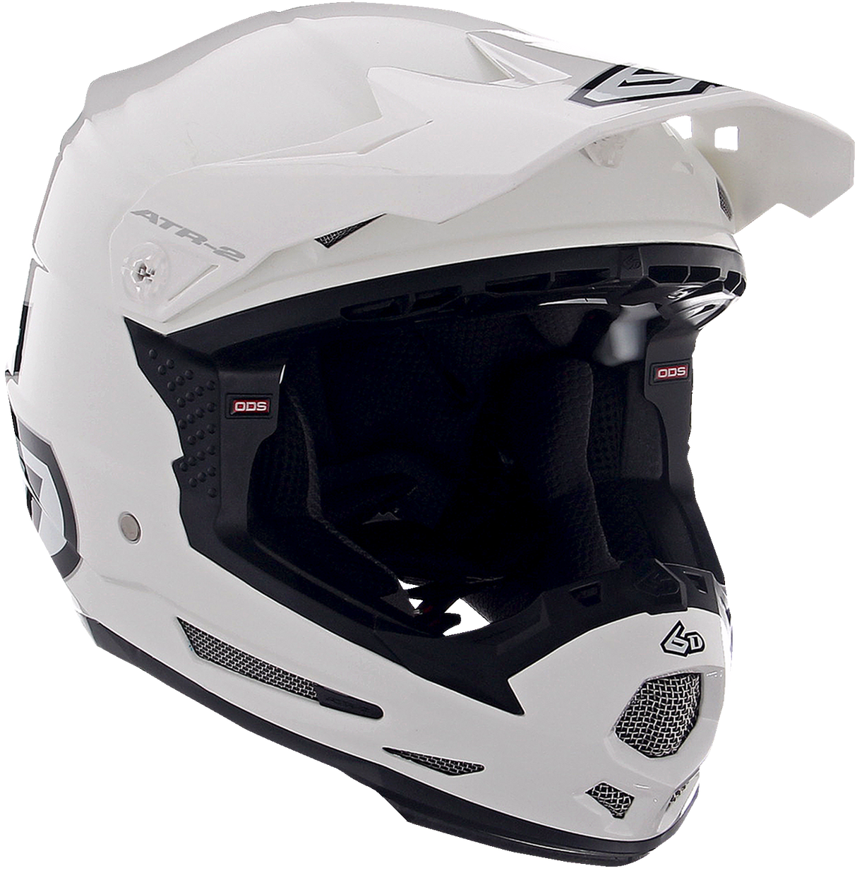 Casco de motocicleta 6D ATR-2 - Blanco brillante - Talla pequeña 12-0525