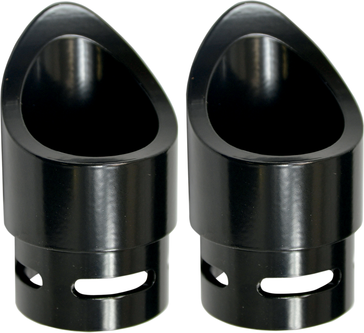Punta de escape BARON - Negra - Mini festoneada BA-1100-02B