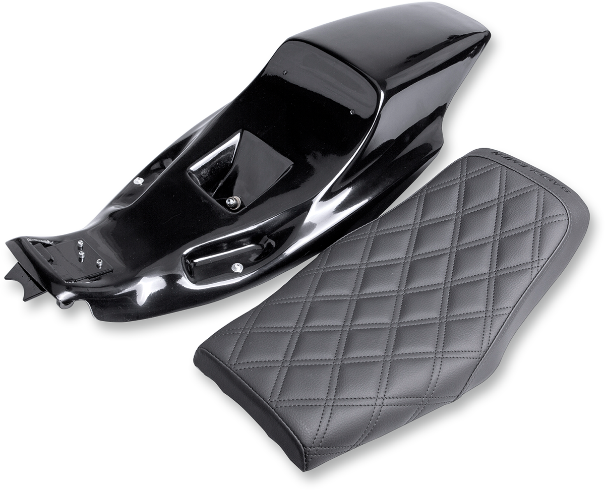 Kit de asiento Eliminator de SADDLEMEN - Costuras enrejadas - XL '04-'20 Z4281