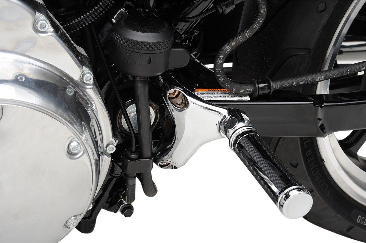 Soporte de reposapiés para pasajero de DRAG SPECIALTIES - Cromado - XL '04-'13 57099