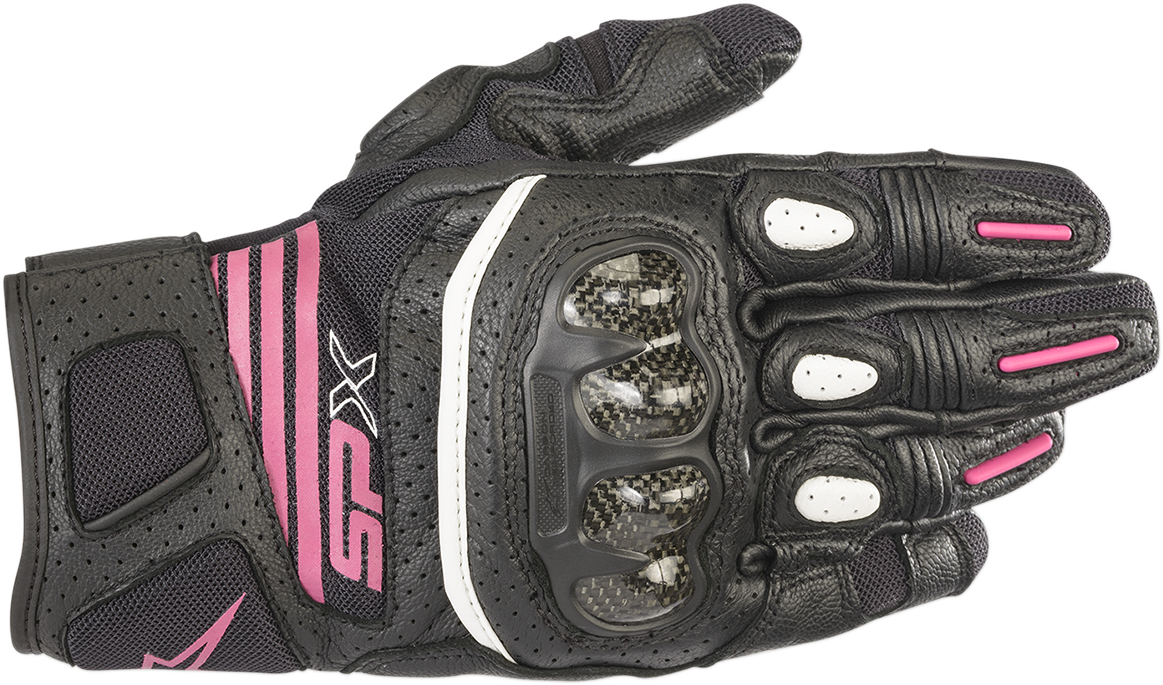 Guantes ALPINESTARS Stella SPX AC V2 para mujer - Negro/Fucsia - XL 3517319-1039-XL
