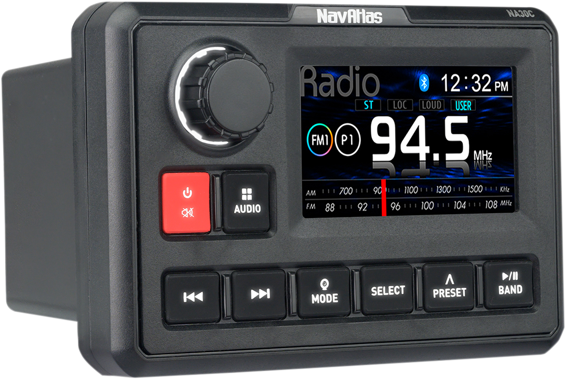 Radio meteorológica NAVATLAS AM/FM con Bluetooth NA30C