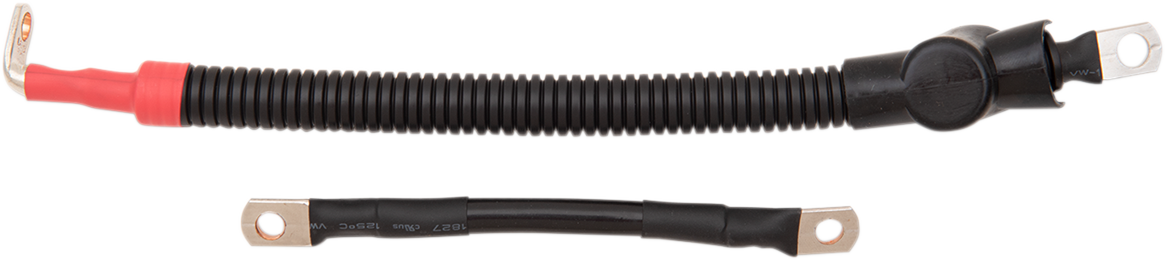 Juego de cables de batería negros DRAG SPECIALTIES - Cables ST ACT calibre 6 '09-'17 E25-0091B-D5