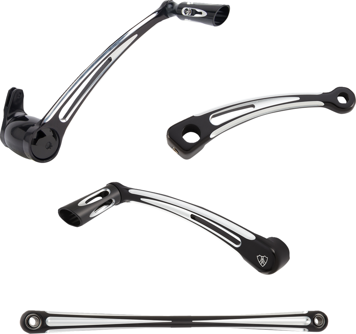 Kit de control de pie de corte profundo ARLEN NESS con palanca de cambios - Negro 420-108