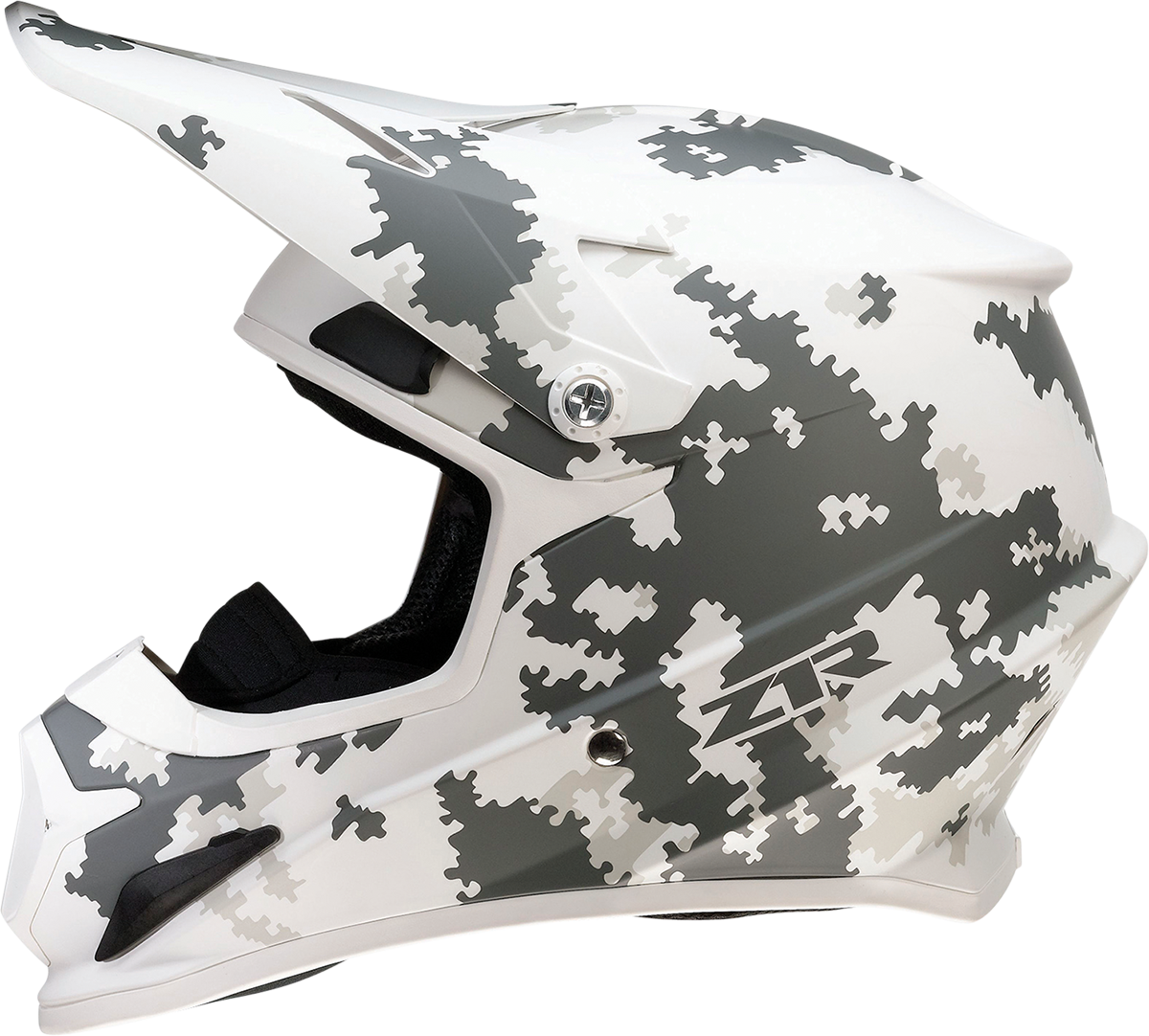 Casco de moto Z1R Rise - Camuflaje nieve - Blanco/Gris - 2XL 0120-0717
