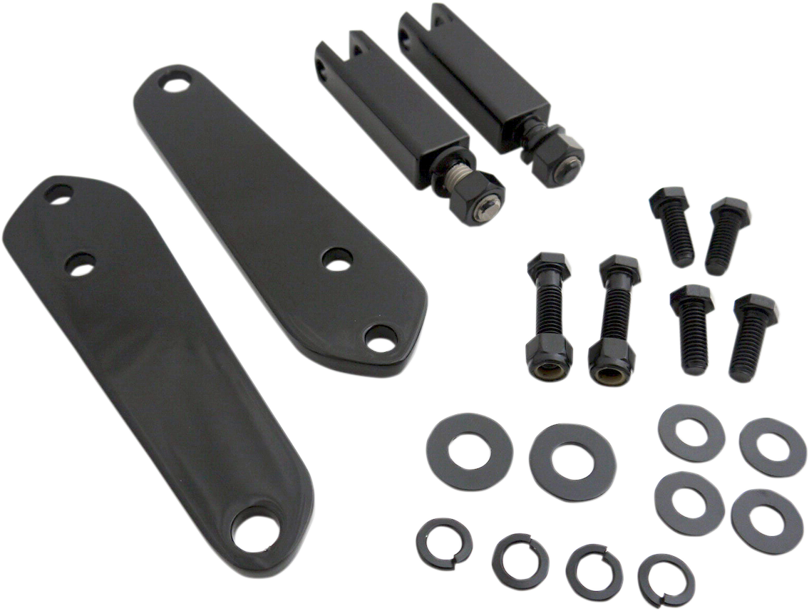 Soporte de estribo para carretera DRAG SPECIALTIES - Negro - FXD 75416B