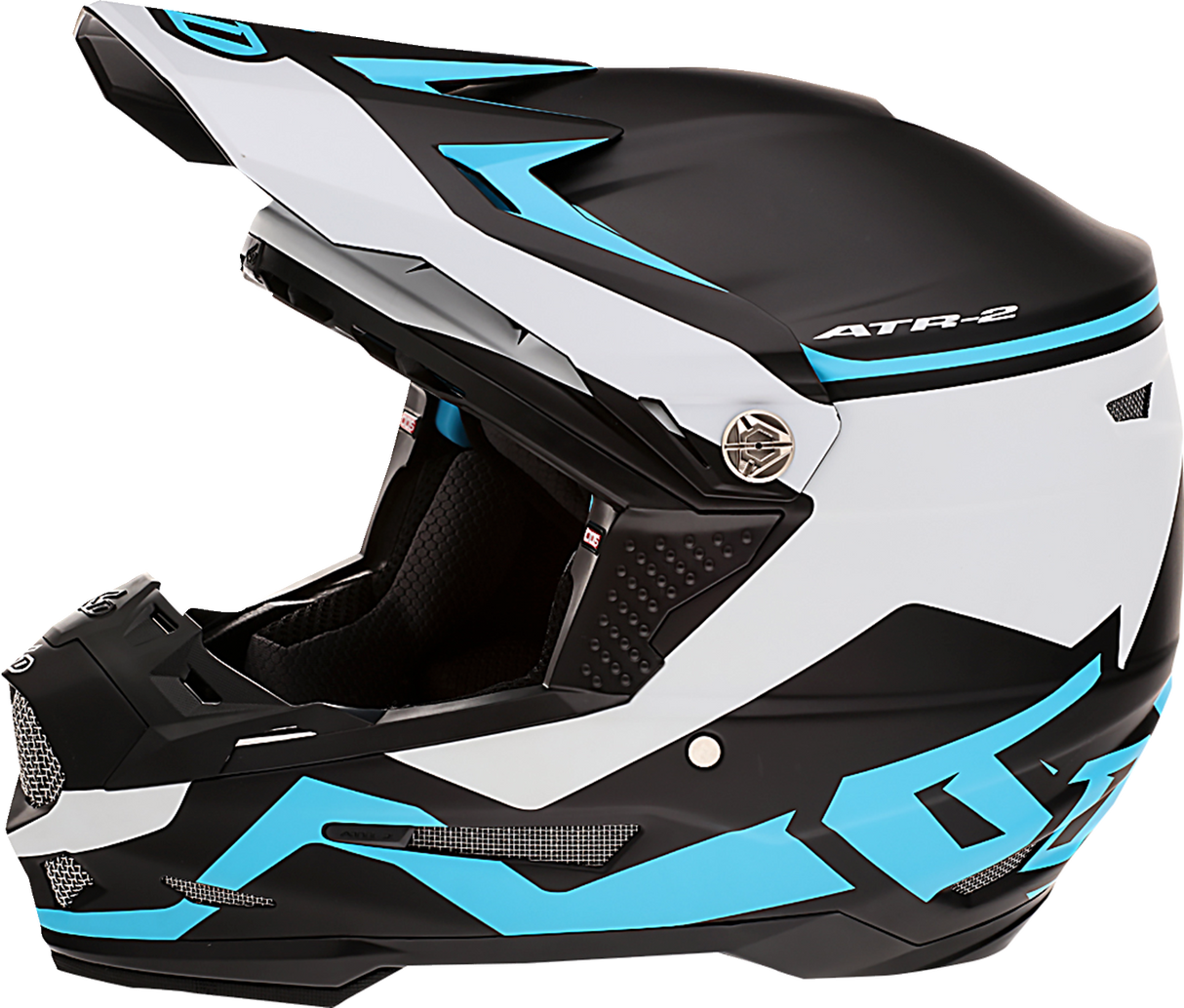 Casco de motocicleta 6D ATR-2 - Drive - Cian - XL 12-2728