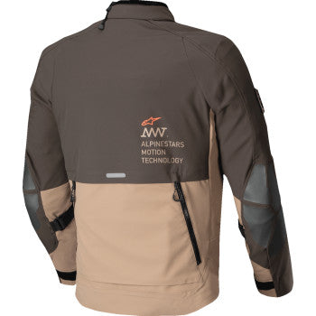 Chaqueta ALPINESTARS AMT-8 Stretch Drystar® XF - Marrón oscuro/Caqui oscuro - 4XL 3200425-8018-4XL