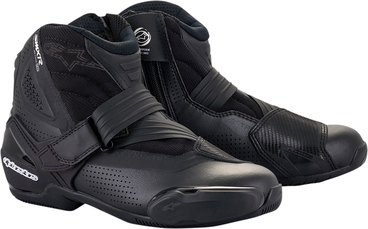 Botas ventiladas ALPINESTARS Stella SMX-1 R V2 para mujer - Negras - Talla 11 de EE. UU. / 43 de UE 2224121-10-43