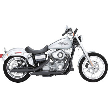 VANCE & HINES 3" Twin Slash Slip-On Muffler - Black Glide /Dyna 46838