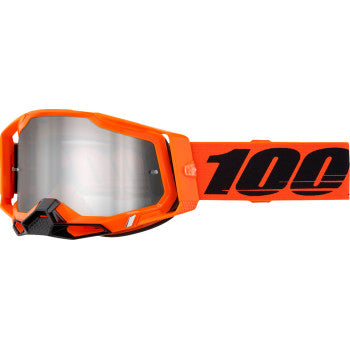 Gafas 100% Racecraft 2 - Naranja neón - Espejo plateado 50010-00036