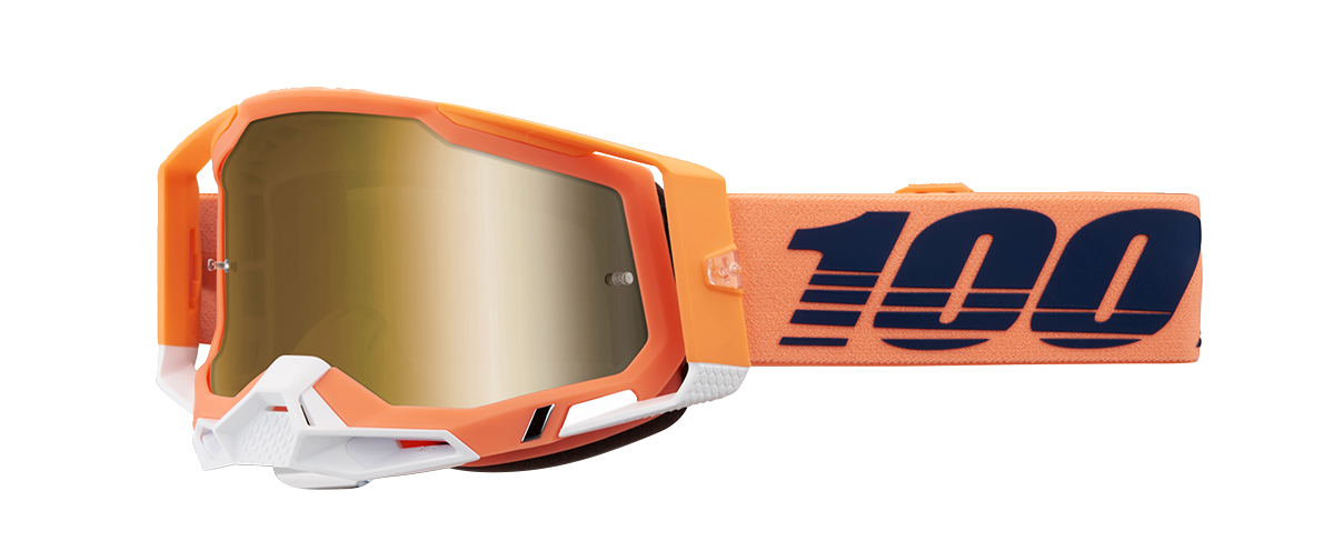 Gafas 100% Racecraft 2 - Coral - Espejo dorado auténtico 50010-00018