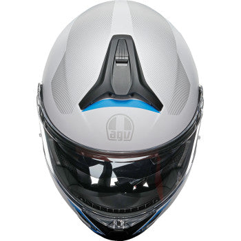 Casco de moto AGV Tourmodular - Frequency - Gris claro/Azul - XL 211251F2OY00615