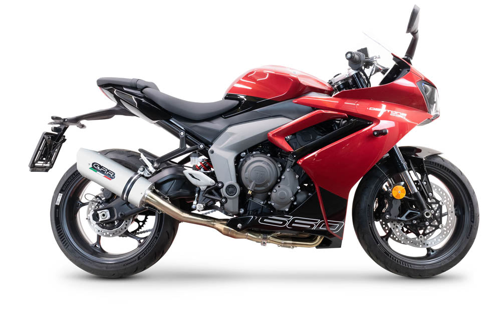 Triumph Daytona 660 2023-2025 Exhaust GPR Full System Albus Ceramic