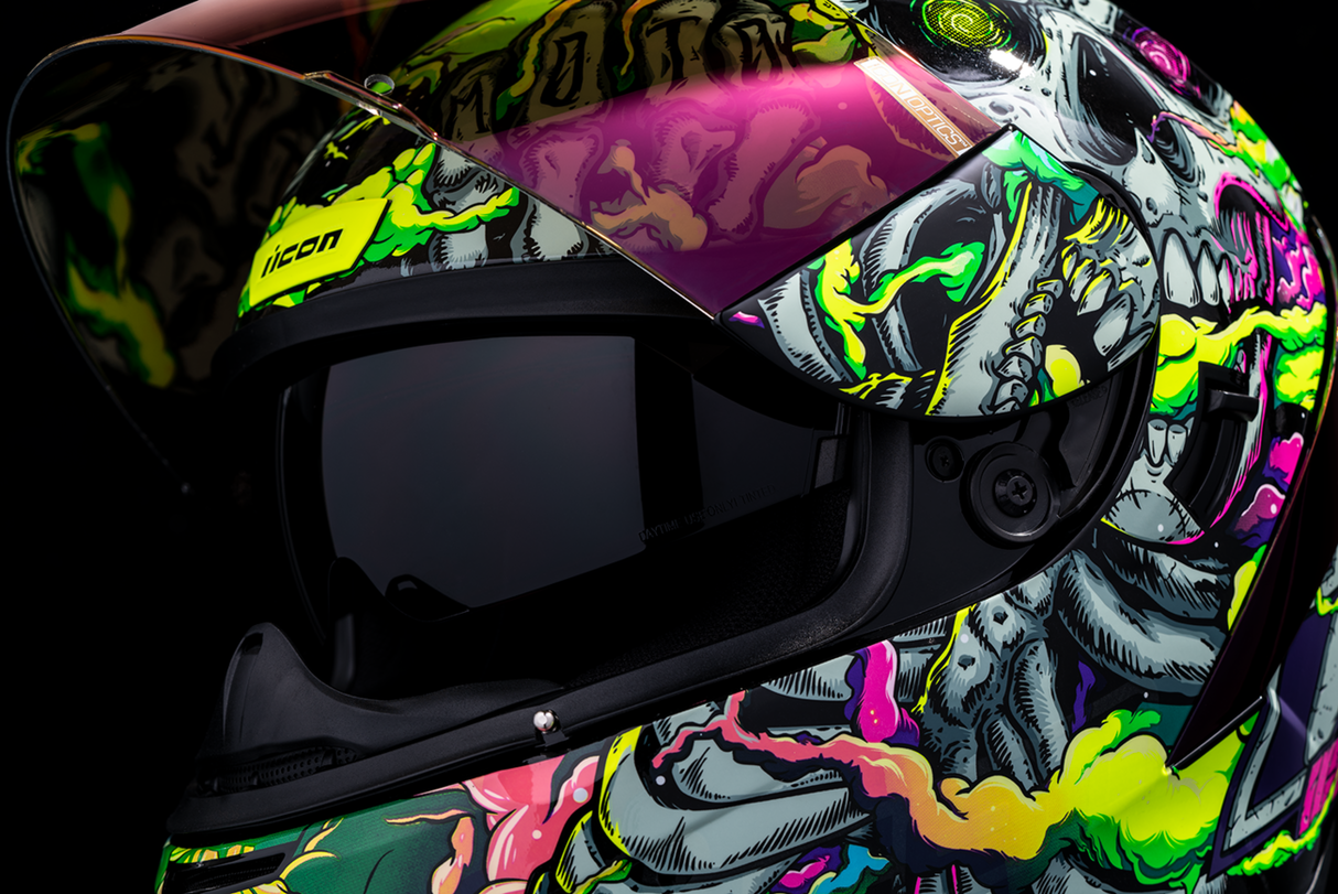 Casco ICON Airform™ - Hippy Dippy - Morado - 2XL 0101-16029