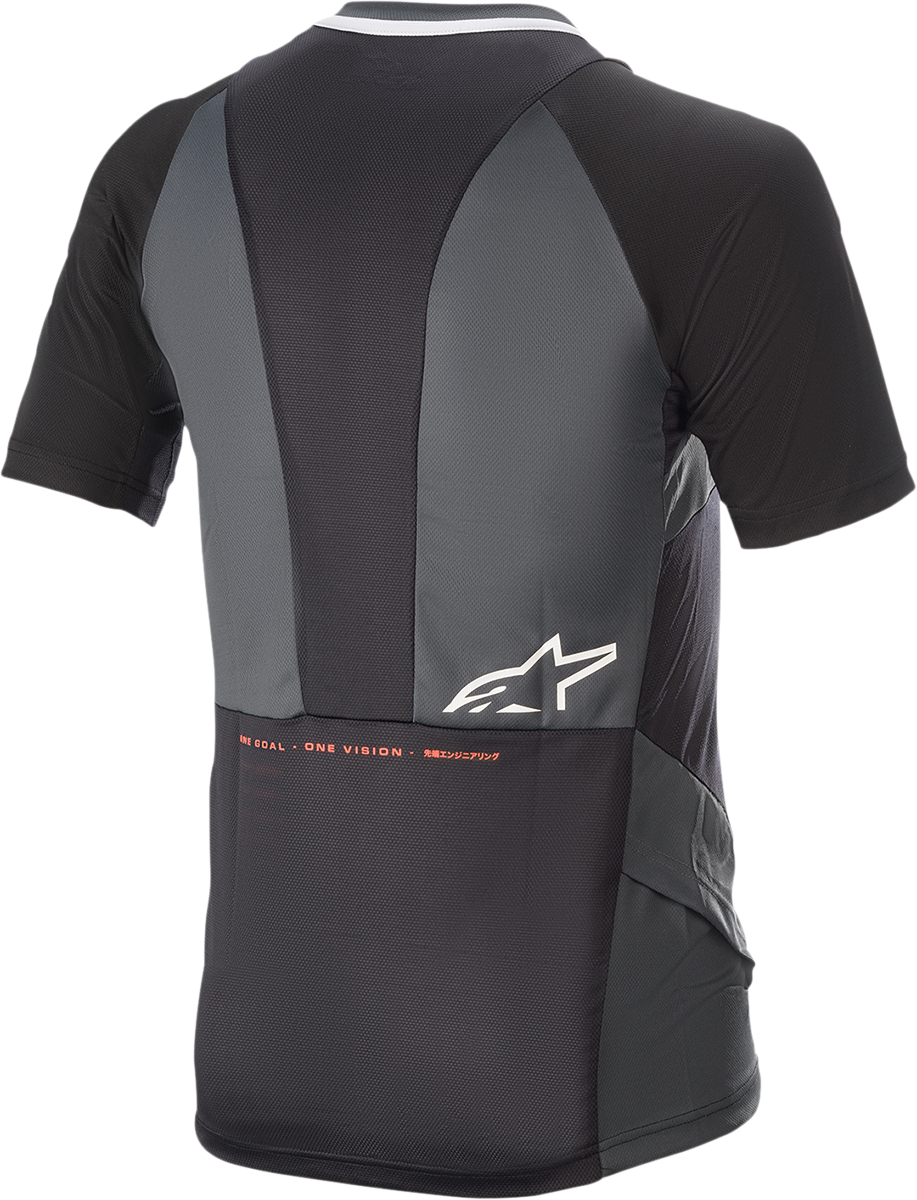 Maillot ALPINESTARS Drop 8.0 - Manga corta - Negro/Coral - XL 1766621-1793-XL