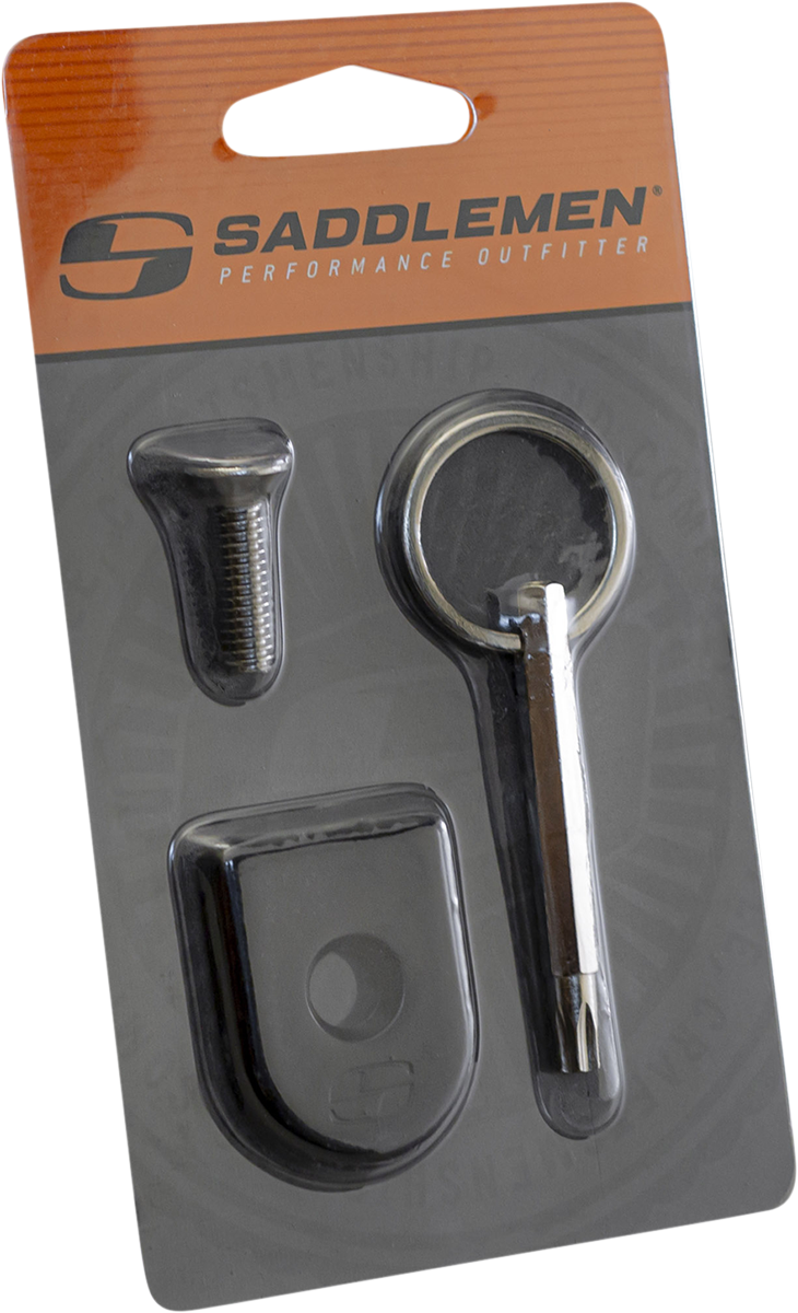 Tornillo de seguridad para asiento SADDLEMEN - Negro 8911B