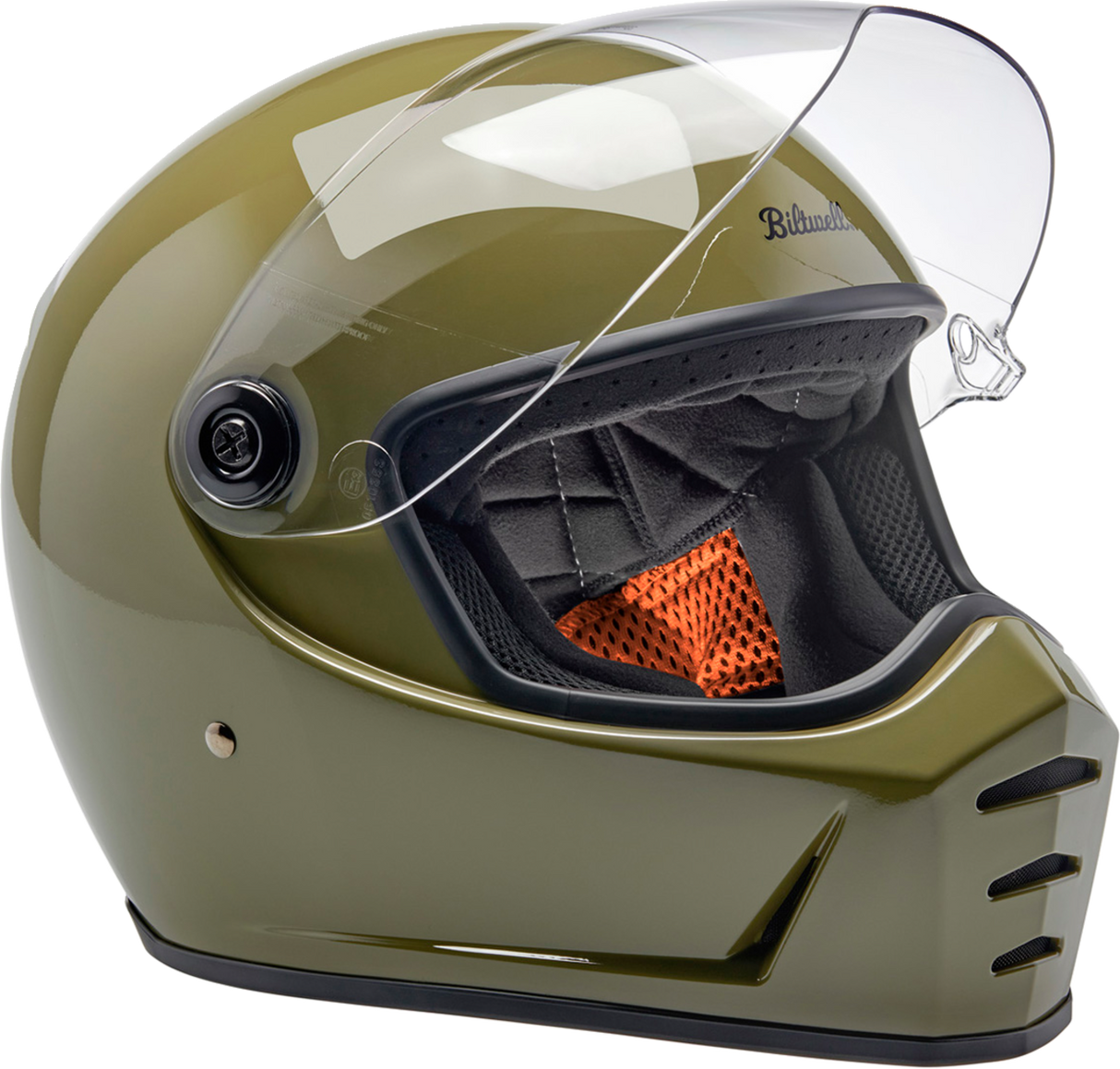 Casco BILTWELL Lane Splitter - Verde oliva brillante - 2XL 1004-154-506
