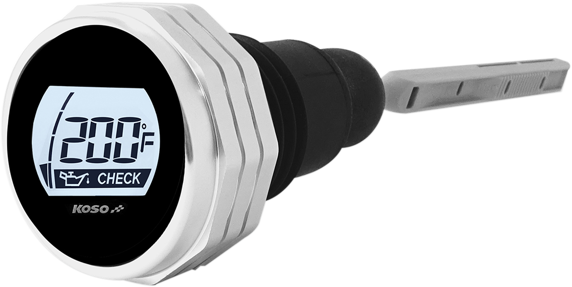 Varilla de nivel de aceite KOSO NORTH AMERICA - Carcasa plateada BA053011