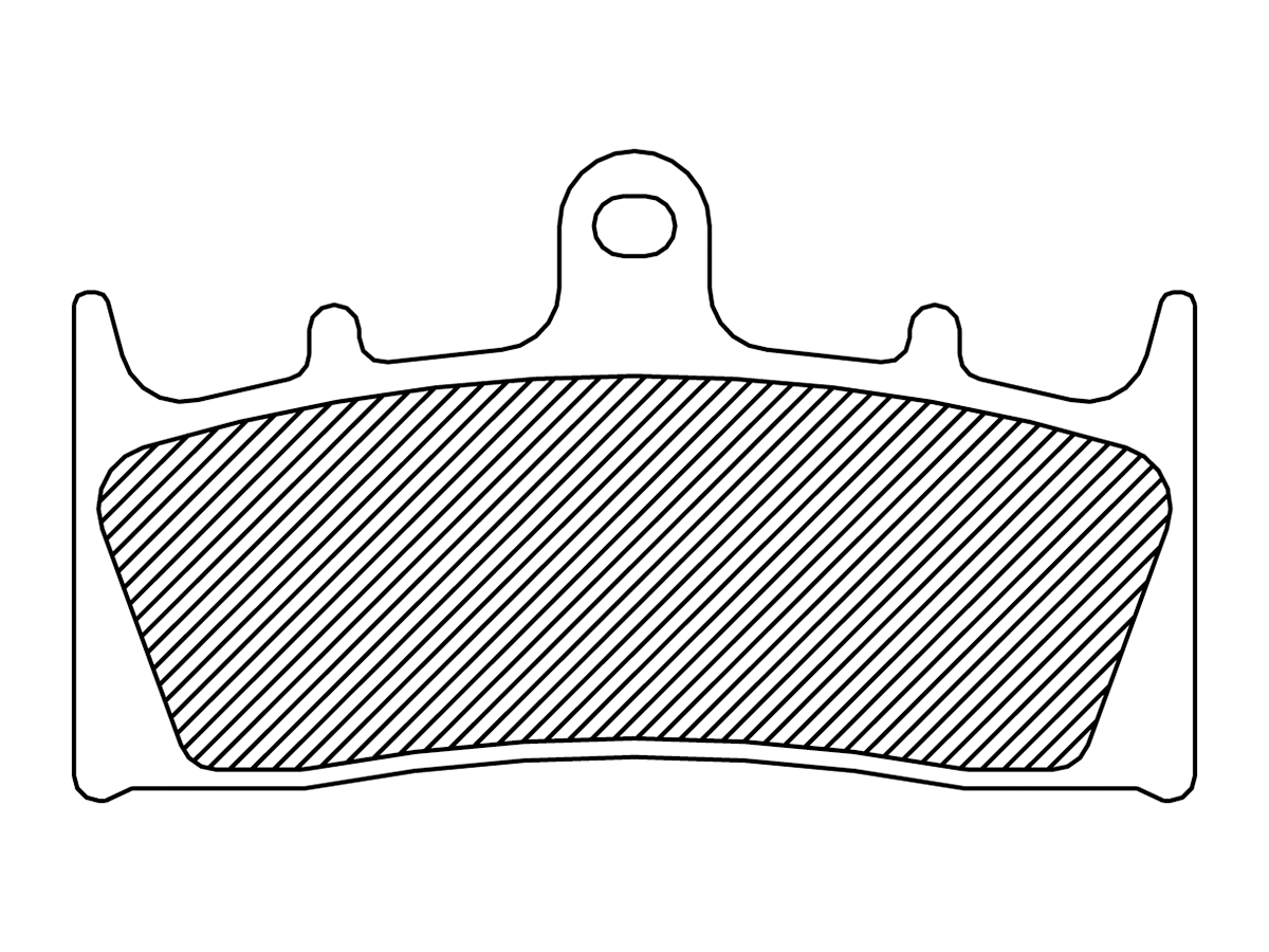Pastillas de freno sinterizadas DRAG SPECIALTIES FAD424HH
