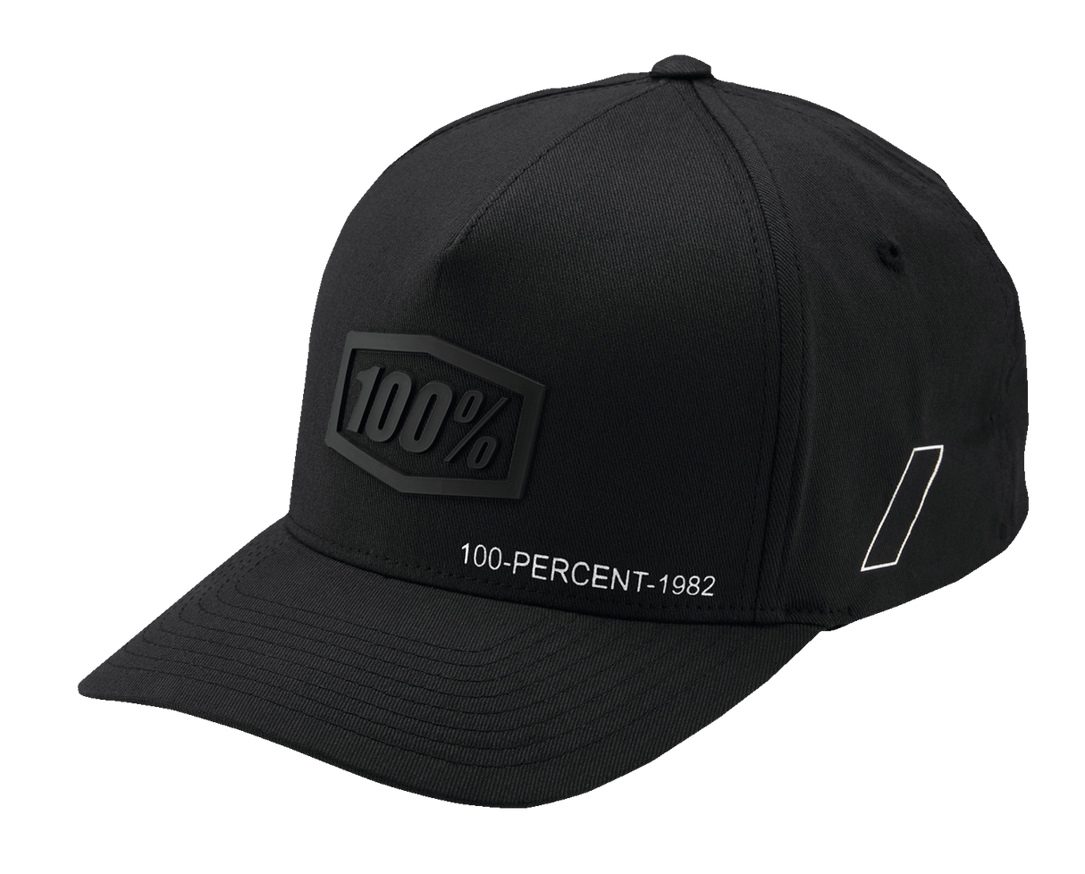 Gorra 100% Shadow Flexfit® - Negra - Talla L/XL 20043-00009