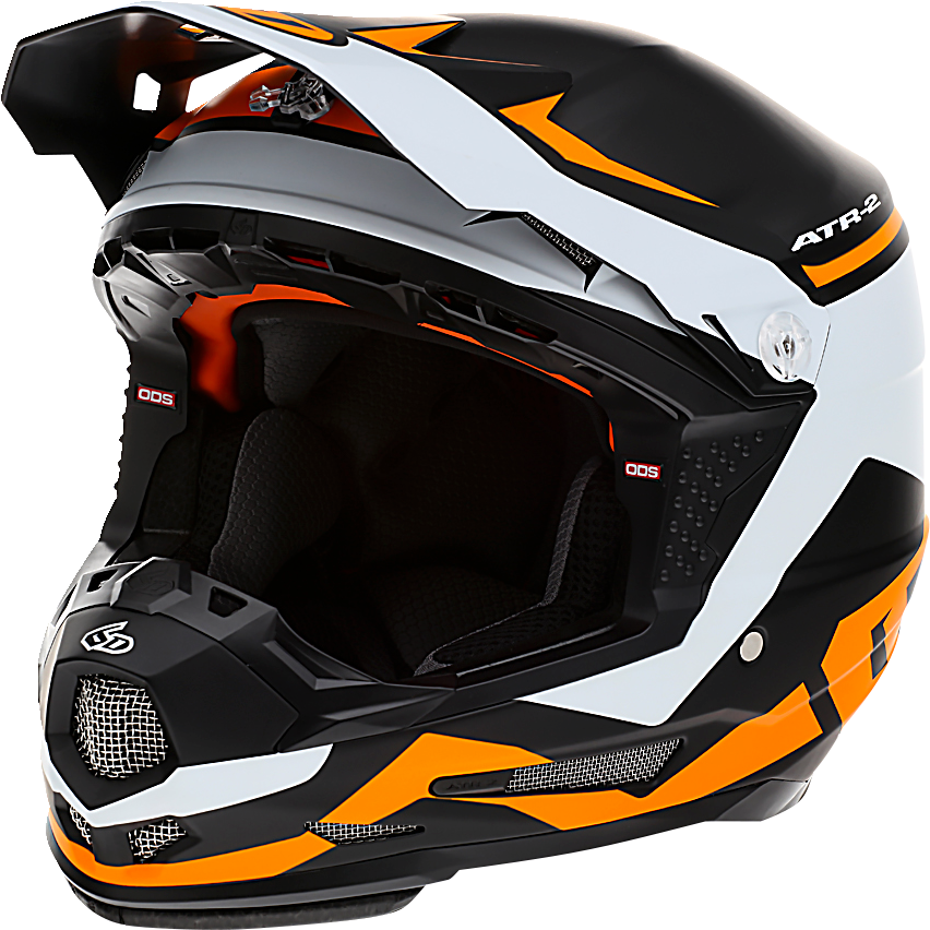 Casco de motocicleta 6D ATR-2Y - Drive - Naranja neón - XL 11-6313