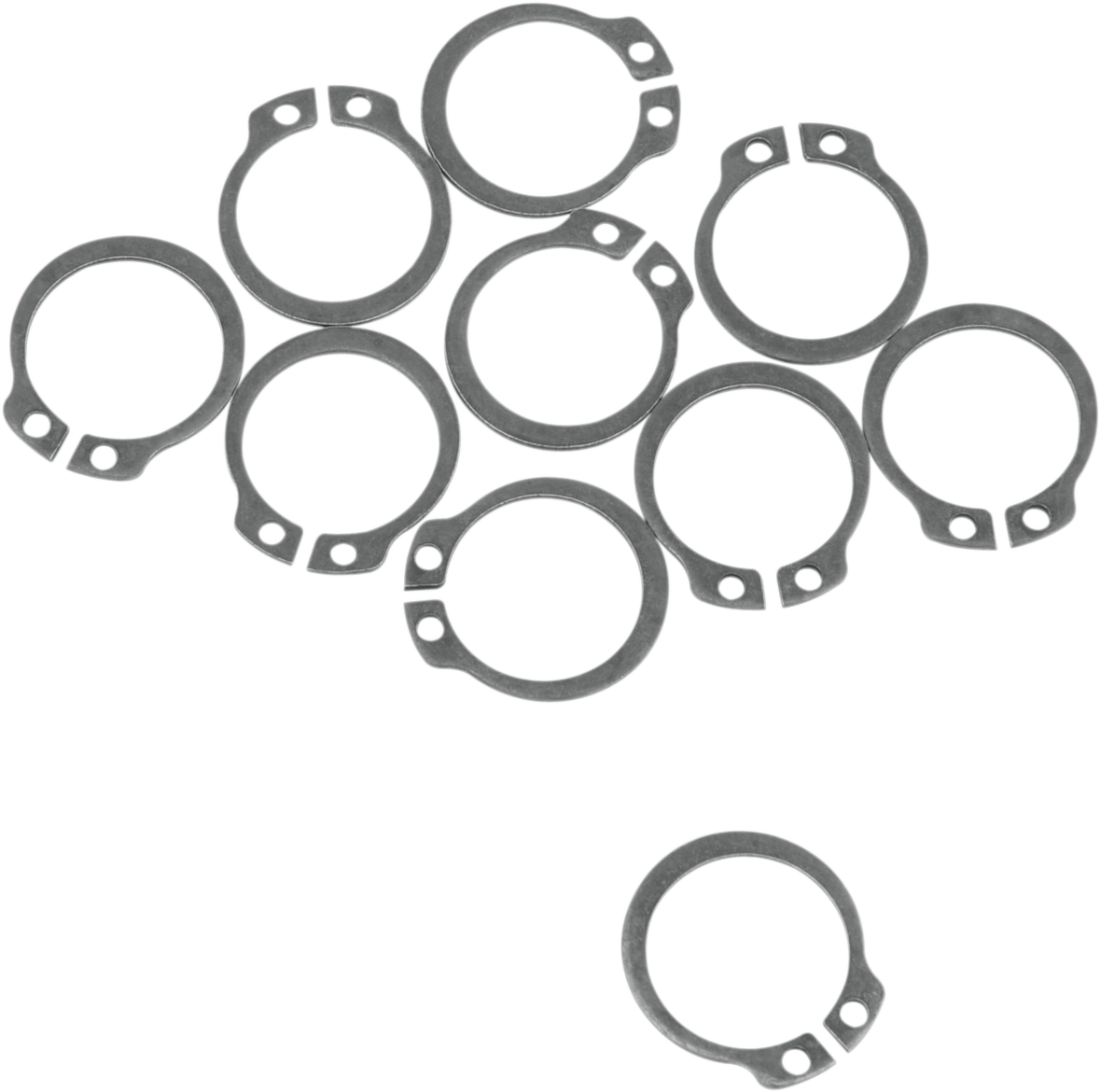 Anillo de retención MOOSE RACING - Paquete de 10 - Kawasaki/Suzuki 25-6007