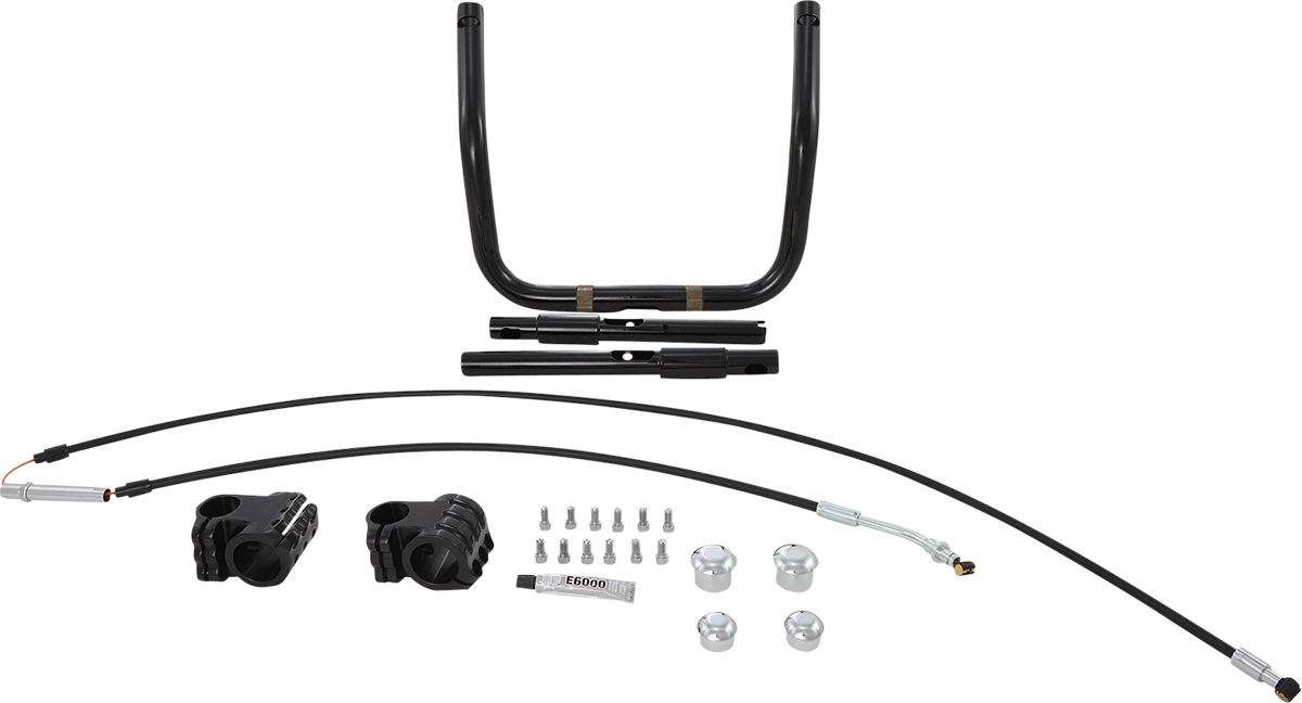 Manillar KLOCK WERKS - Colgador Klip - 13" - Negro KWH-04-0506