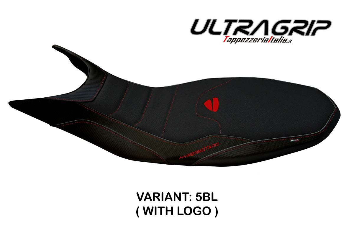 Ducati Hypermotard 821 939 2013-2018 Seat Cover Tappezzeria Italia TPZ Ultragrip in Black