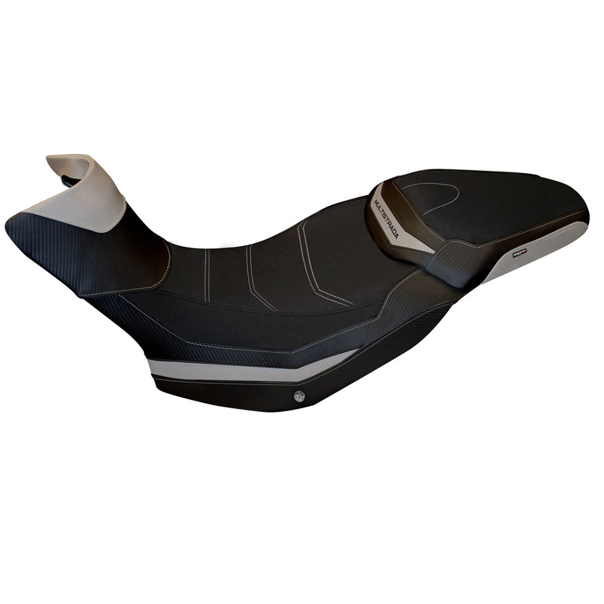 Ducati Multistrada 1200 1260 Enduro 2016-2021 Funda de Asiento Tappezzeria Italia TPZ Comfort en Plata