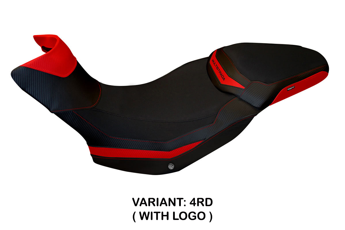 Ducati Multistrada 1200 1260 Enduro 2016-2021 Funda Asiento Tappezzeria Italia TPZ en Rojo