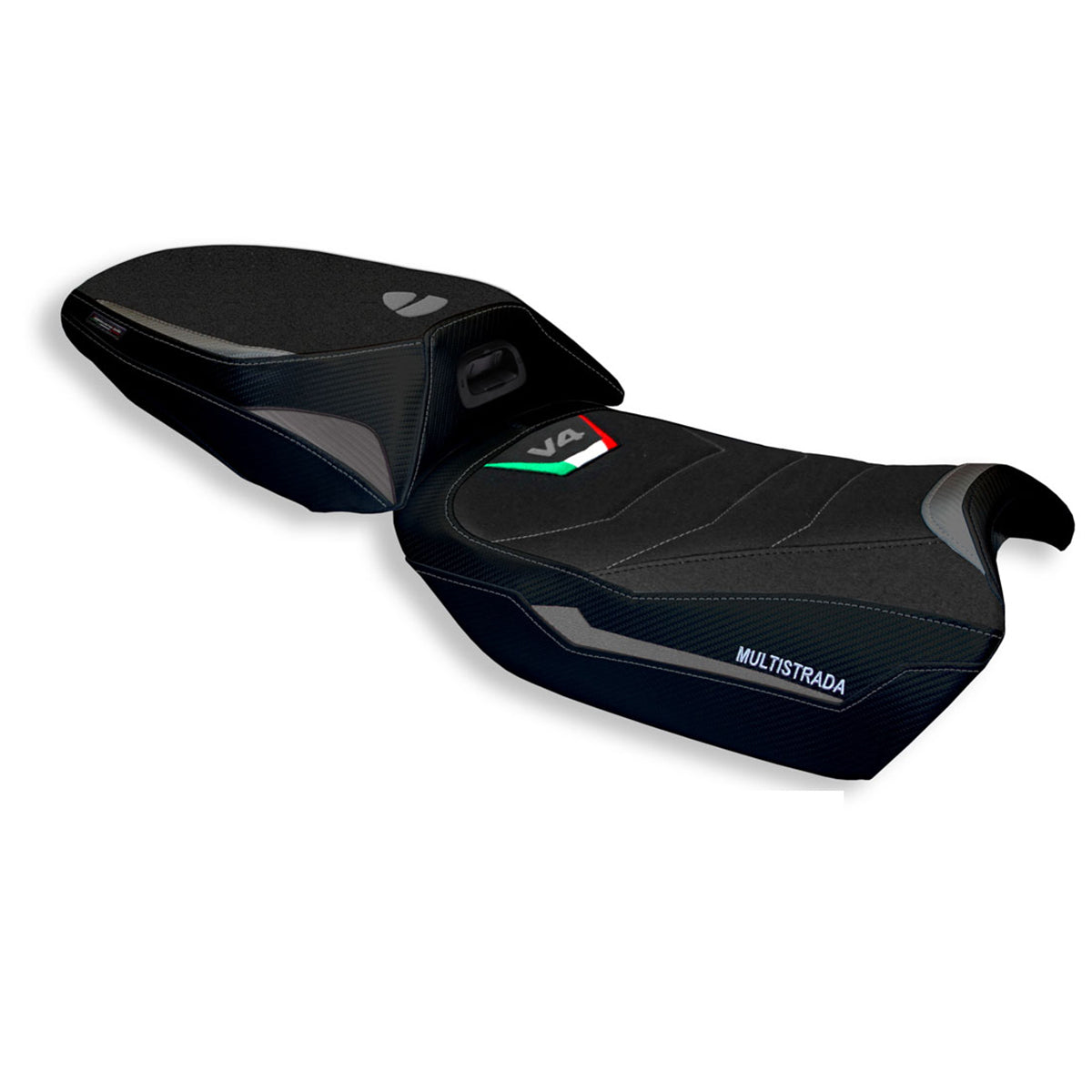 Funda Asiento Ducati Multistrada V4 2021-2025 Tappezzeria Italia TPZ Ultragrip en Gris
