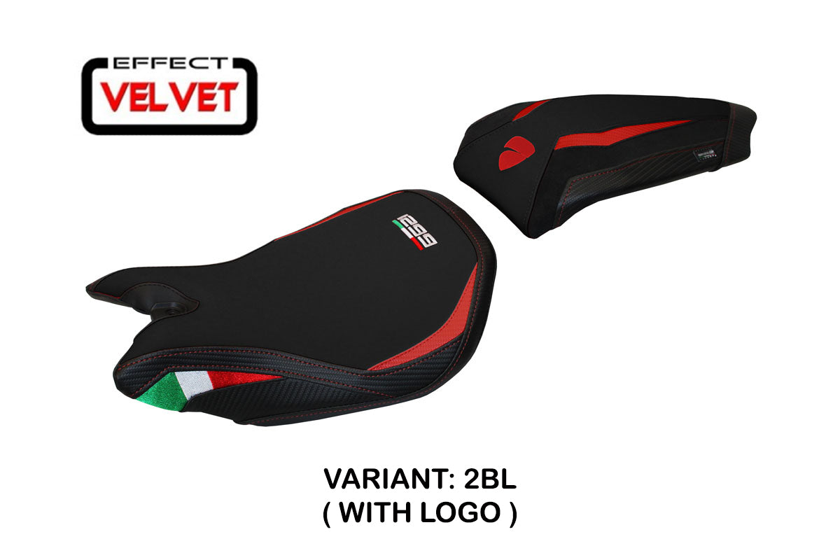 Ducati Panigale 1299 2015-2018 Funda Asiento Tappezzeria Italia TPZ en Negro