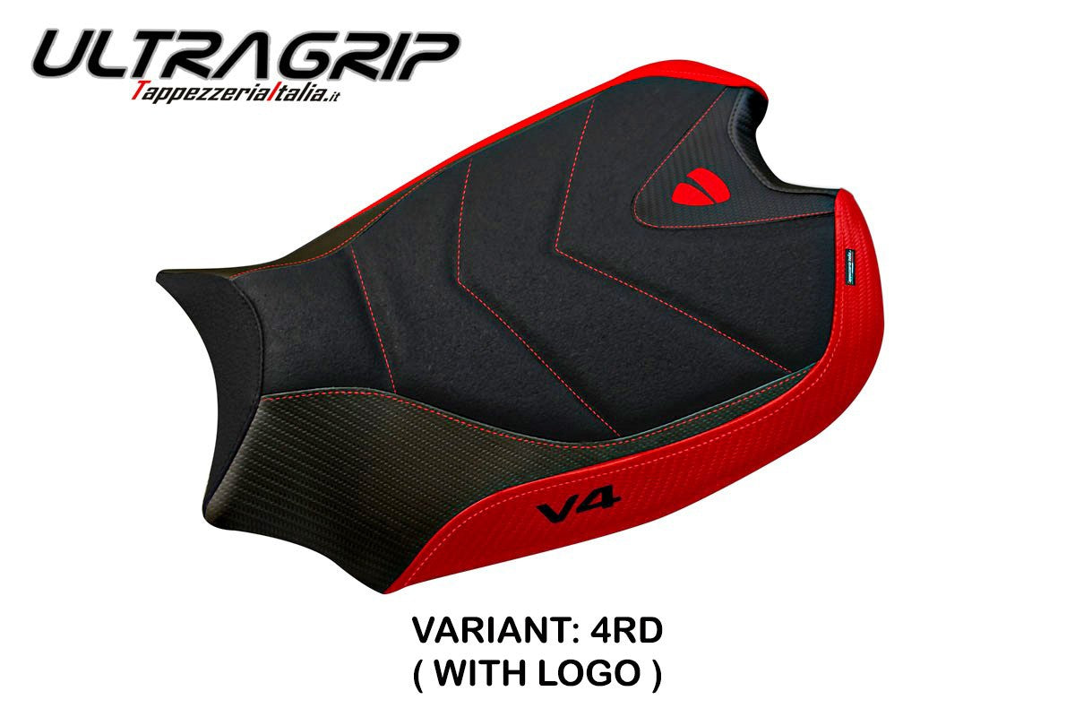 Ducati Panigale V4 2018-2024 Seat Cover TPZ Italia UltraGrip Red