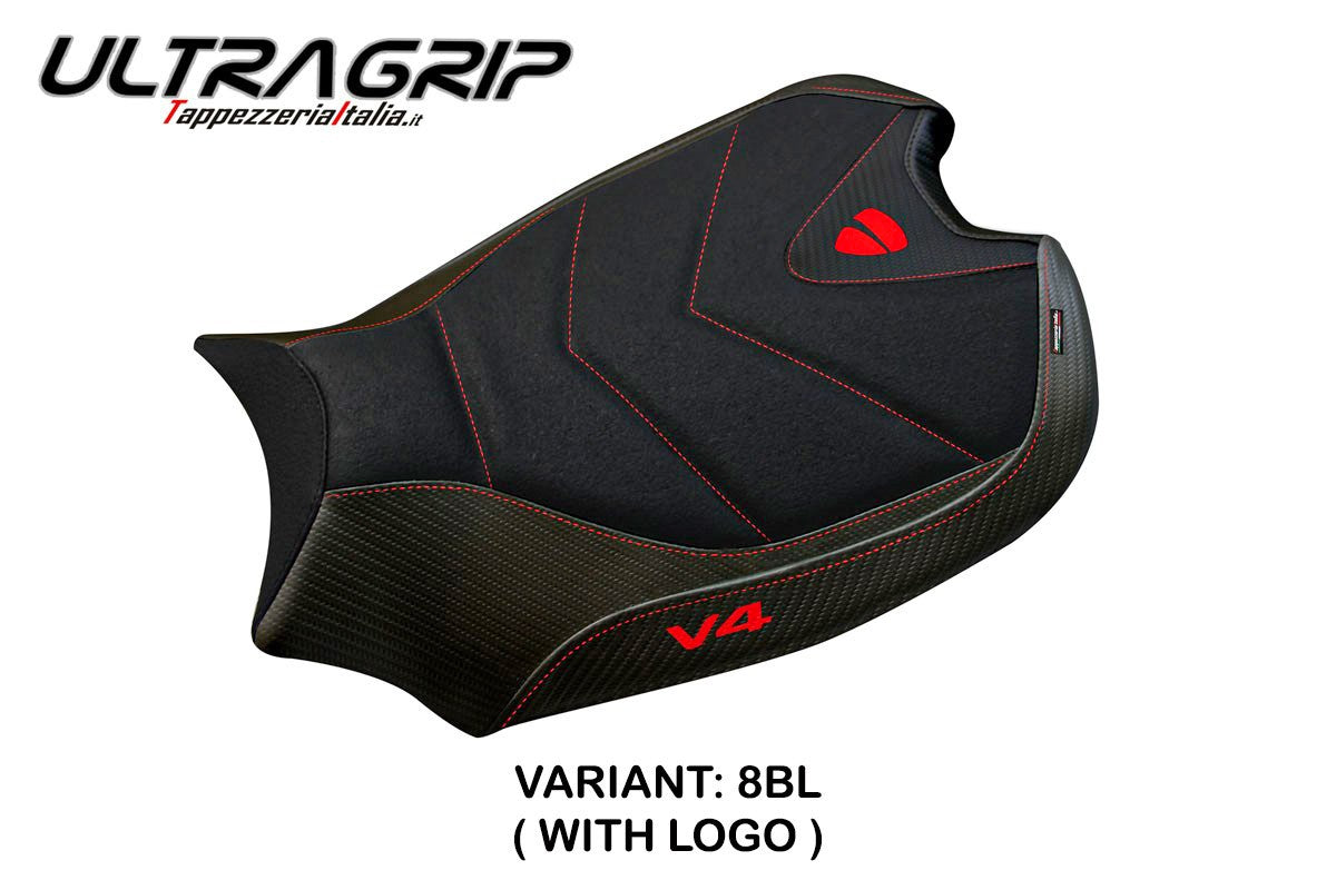Ducati Panigale V4 2018-2024 Seat Cover TPZ Italia Grip Black